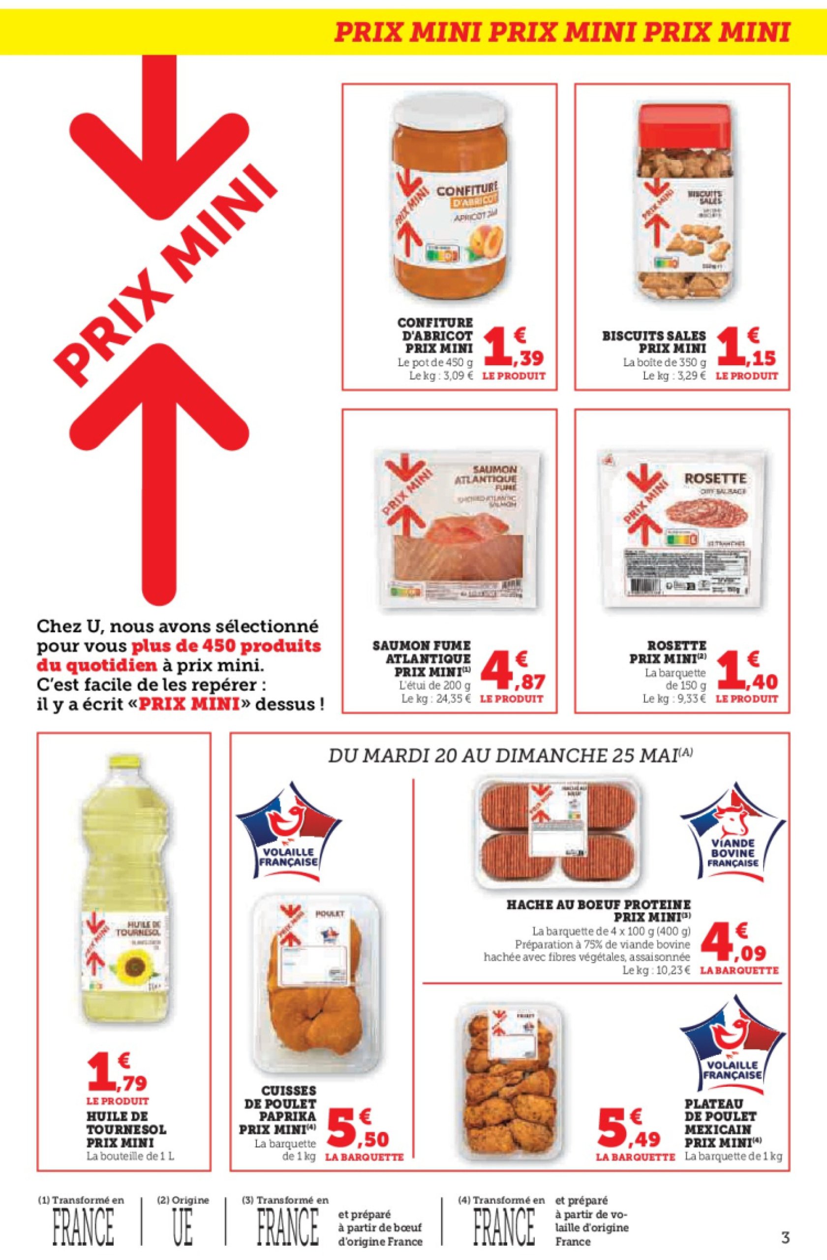 super-u - Catalogue Hyper U valable dès 20/05 - 01/06 - page: 3 super-u - Catalogue Hyper U valable dès 20/05 - 01/06 - page: 3