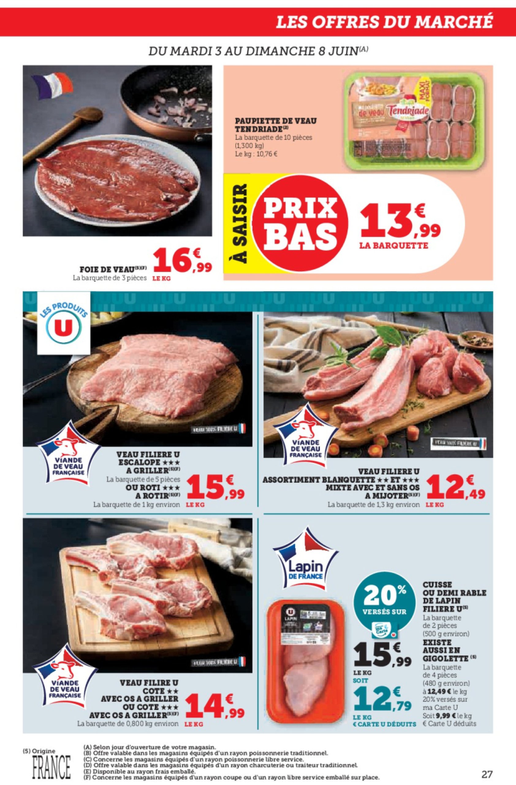 super-u - Catalogue Super U valable dès 03/06 - 15/06 - page: 27 super-u - Catalogue Super U valable dès 03/06 - 15/06 - page: 27