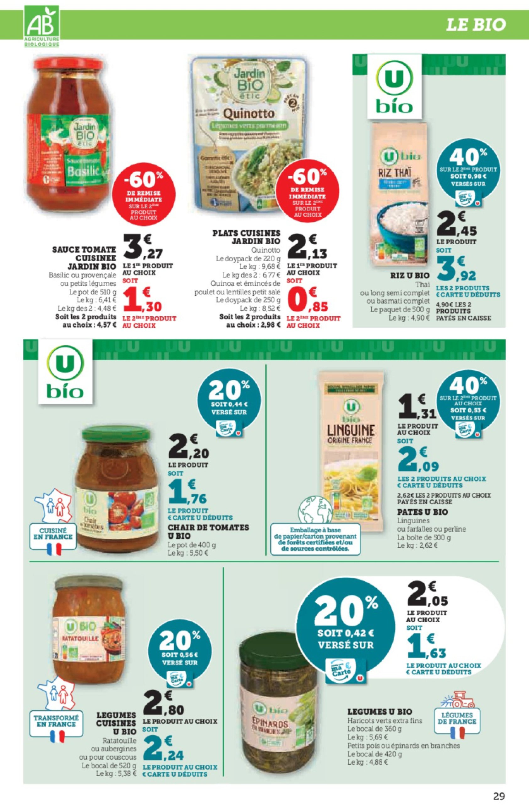 super-u - Catalogue Hyper U valable du 17/06 au 29/06 - page: 29 super-u - Catalogue Hyper U valable du 17/06 au 29/06 - page: 29