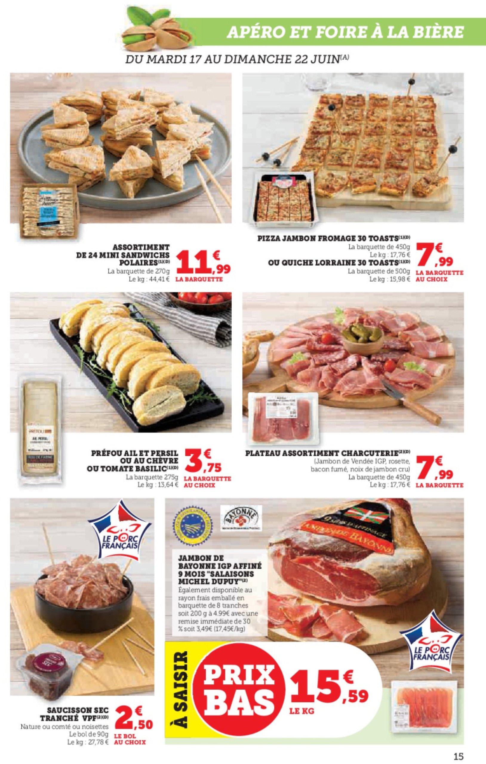 super-u - Catalogue Hyper U valable du 17/06 au 29/06 - page: 15 super-u - Catalogue Hyper U valable du 17/06 au 29/06 - page: 15