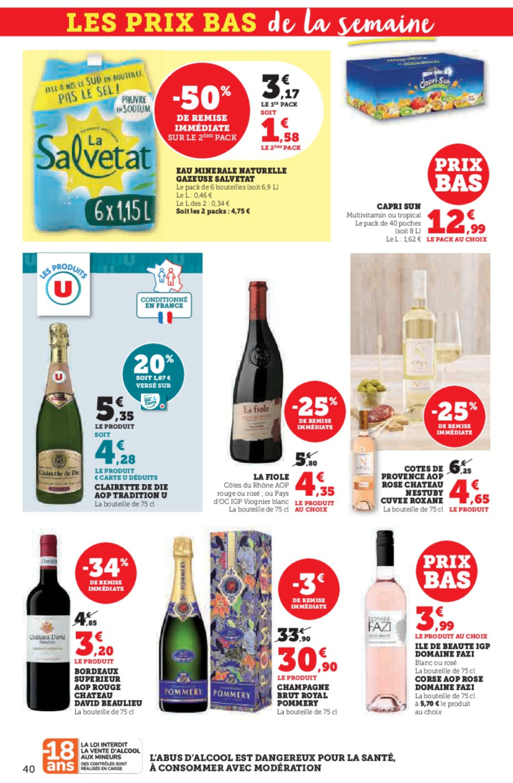super-u - Catalogue Hyper U valable du 17/06 au 29/06 - page: 40 super-u - Catalogue Hyper U valable du 17/06 au 29/06 - page: 40