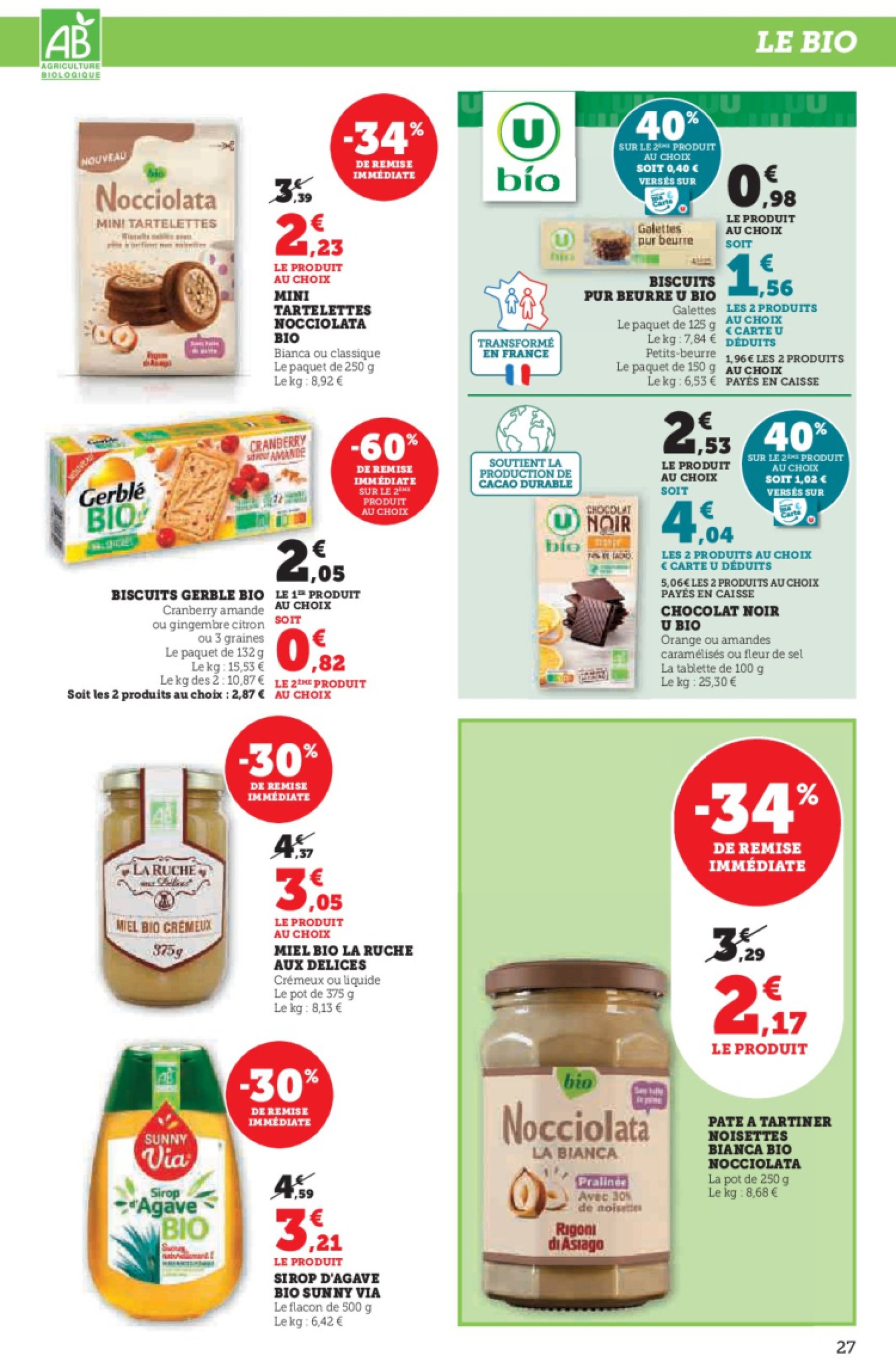 super-u - Catalogue Hyper U valable du 17/06 au 29/06 - page: 27 super-u - Catalogue Hyper U valable du 17/06 au 29/06 - page: 27