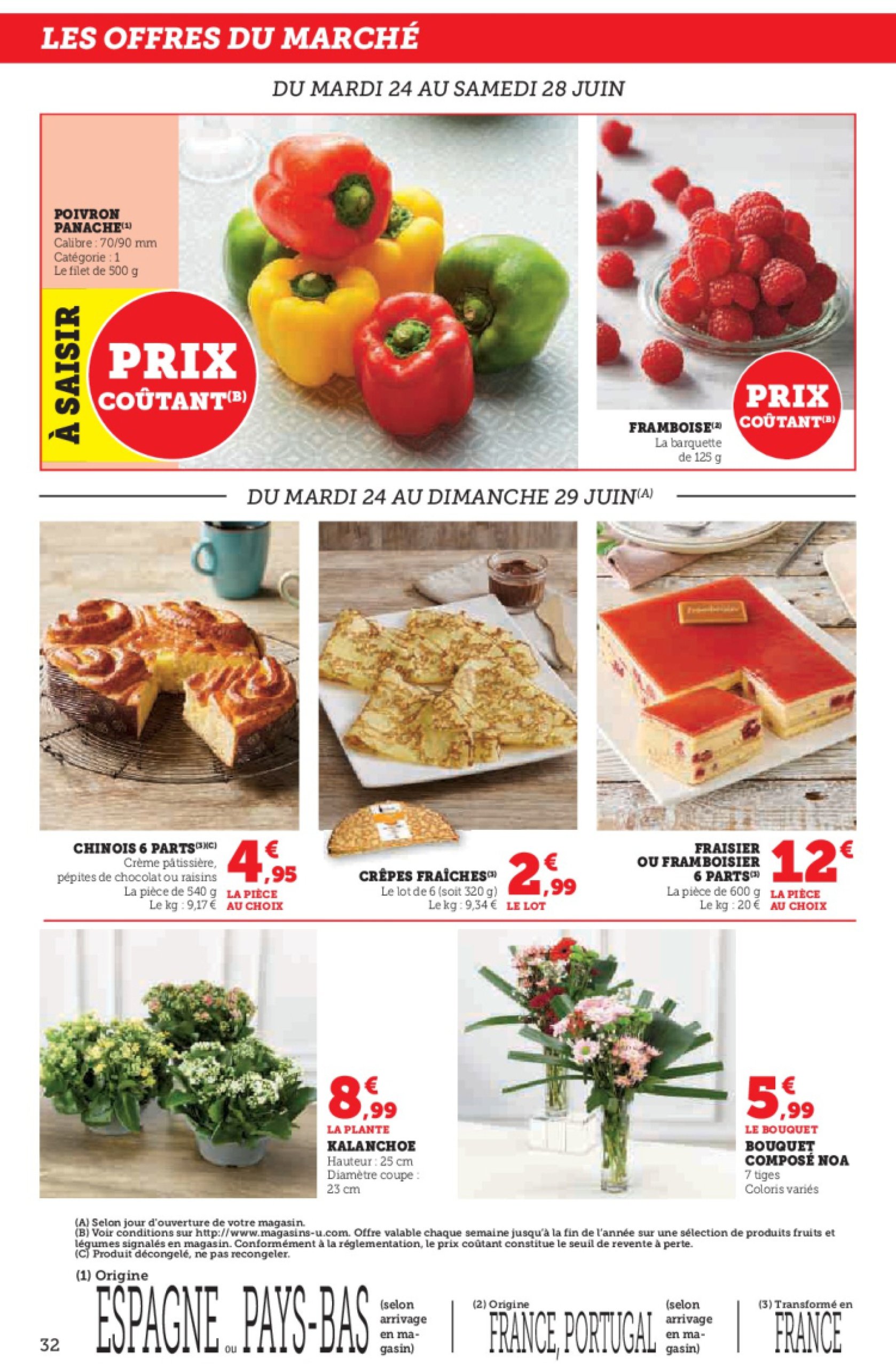 super-u - Catalogue Super U valable du 24/06 au 06/07 - page: 32