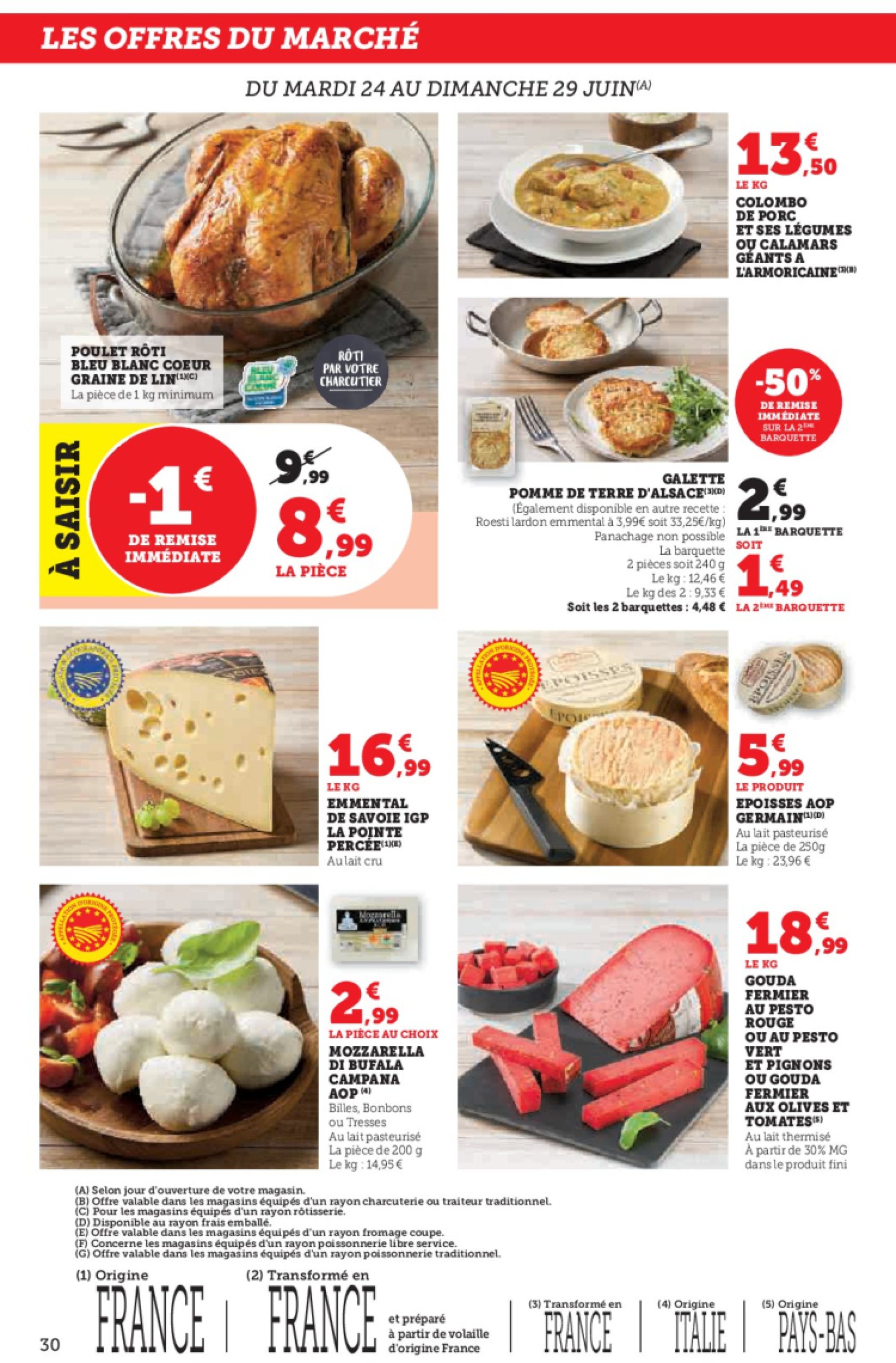 super-u - Catalogue Hyper U valable du 24/06 au 06/07 - page: 30 super-u - Catalogue Hyper U valable du 24/06 au 06/07 - page: 30