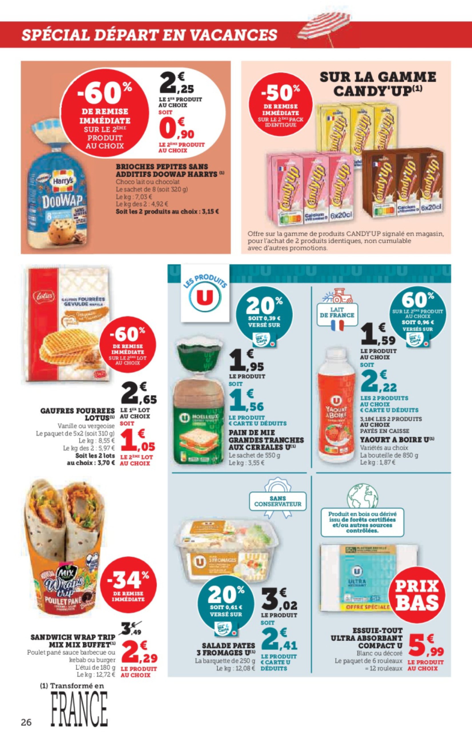 super-u - Catalogue Super U - Paris, Clichy valable du 01/07 au 13/07 - page: 26