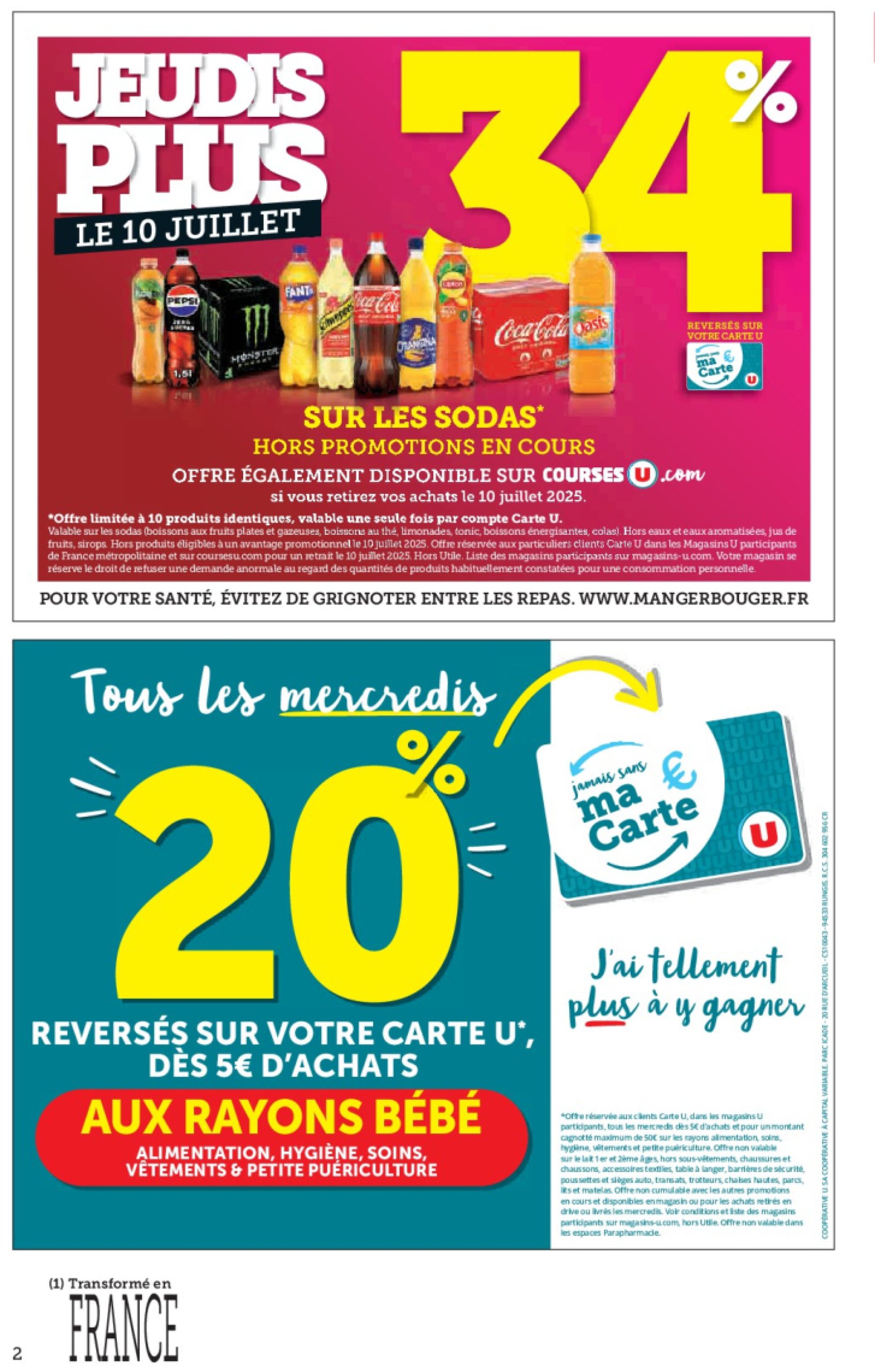 super-u - Catalogue Super U - Paris, Clichy valable du 01/07 au 13/07 - page: 2