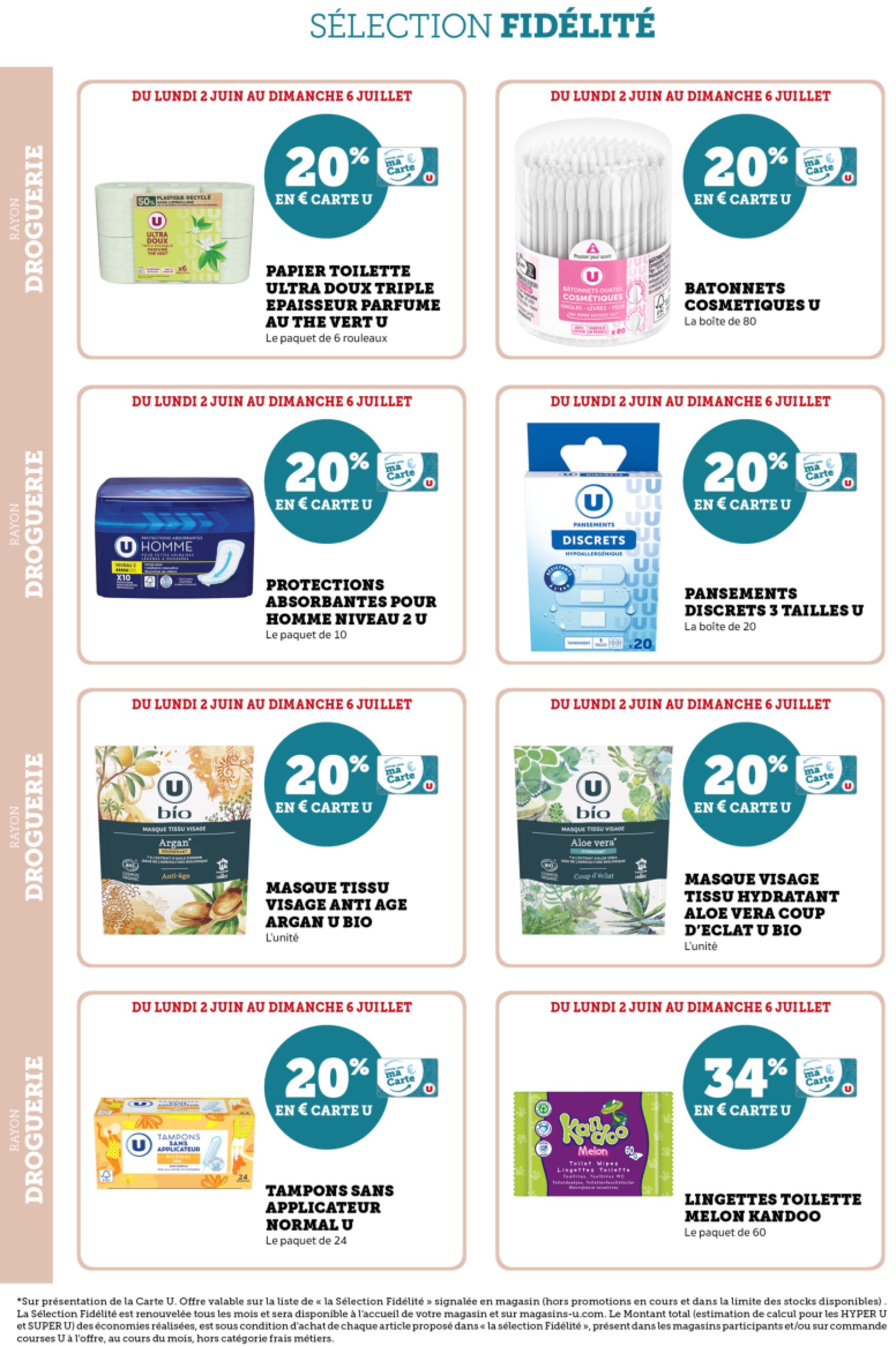 super-u - Catalogue Super U - Ma sélection Carte - Paris, Clichy valable du 02/06 au 06/07 - page: 12