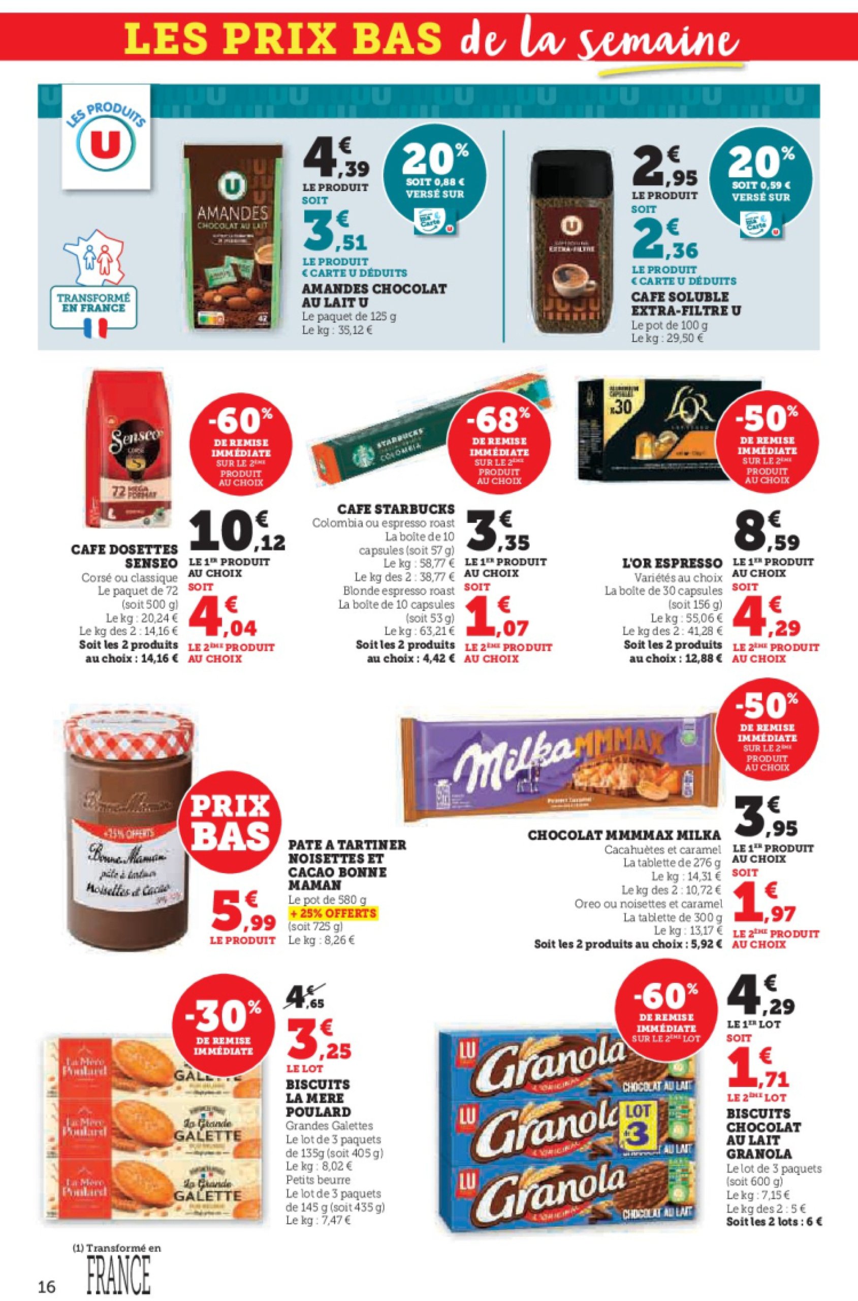 super-u - Catalogue Super U valable du 01/07 au 13/07 - page: 16