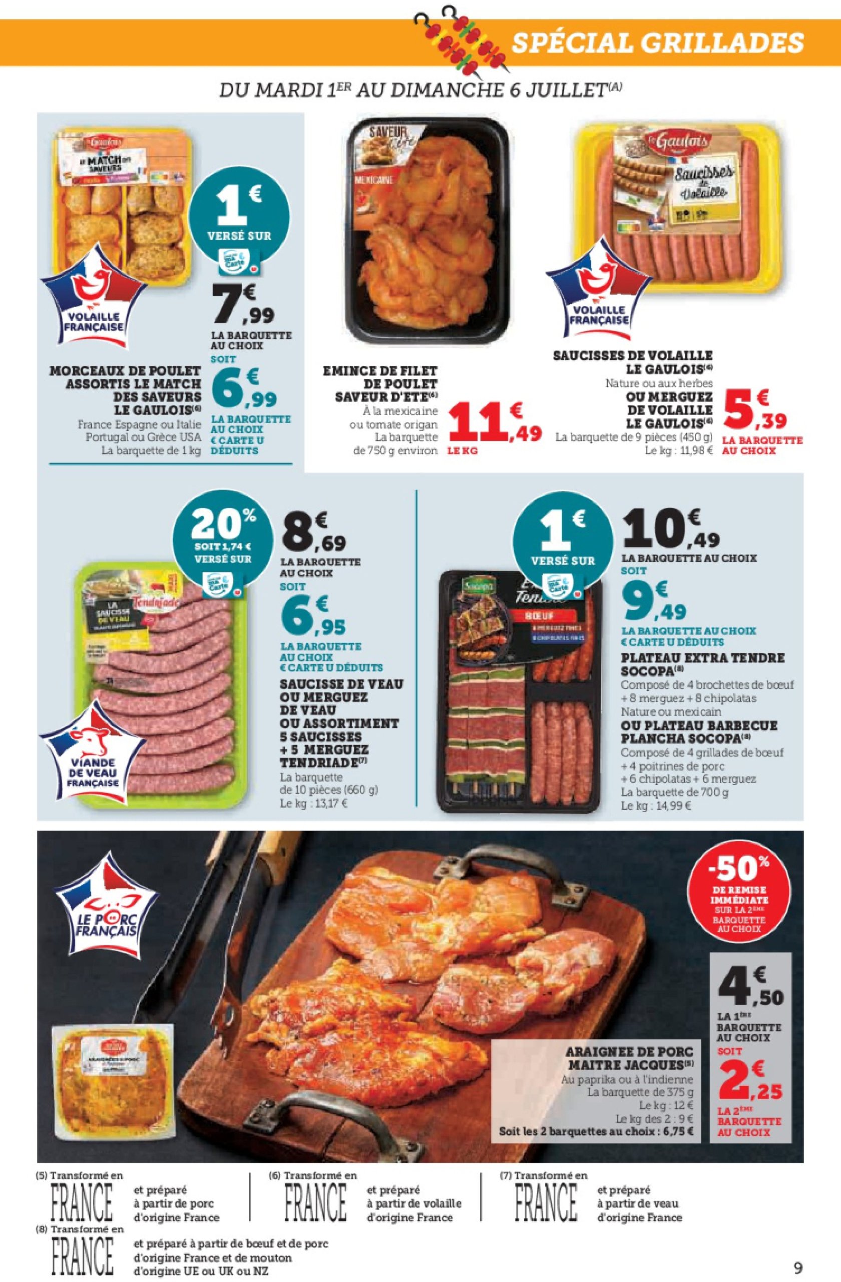 super-u - Catalogue Super U valable du 01/07 au 13/07 - page: 9