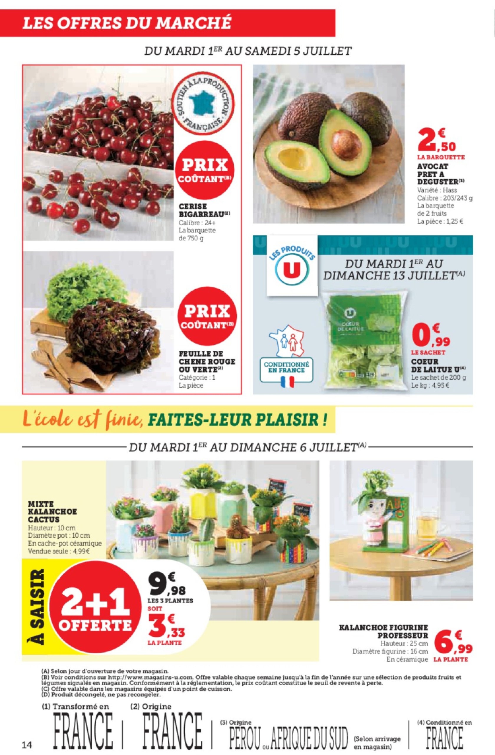 super-u - Catalogue Super U valable du 01/07 au 13/07 - page: 14