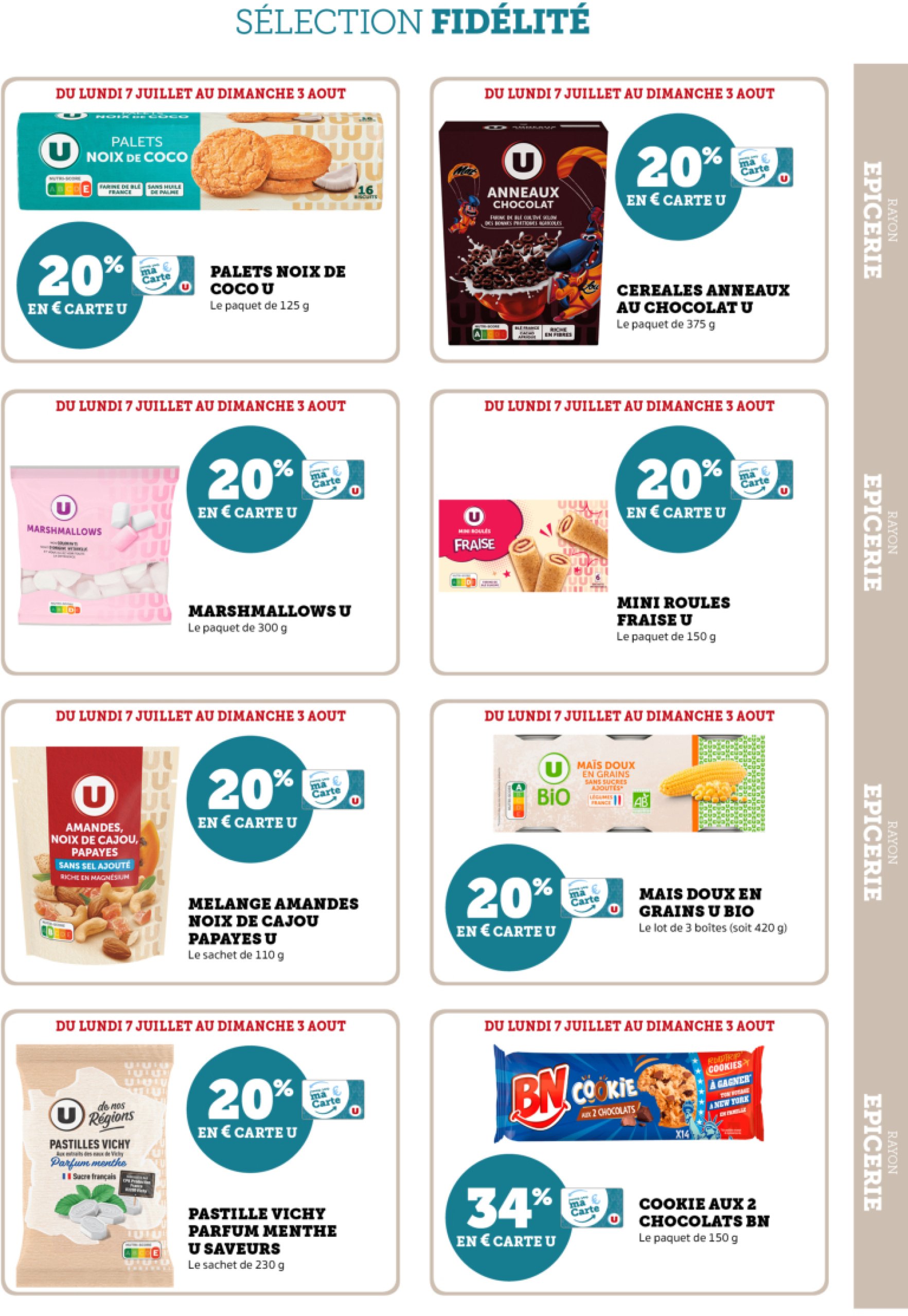 super-u - Catalogue Super U - Ma sélection Carte U juillet - Paris Clichy valable du 07/07 au 03/08 - page: 19