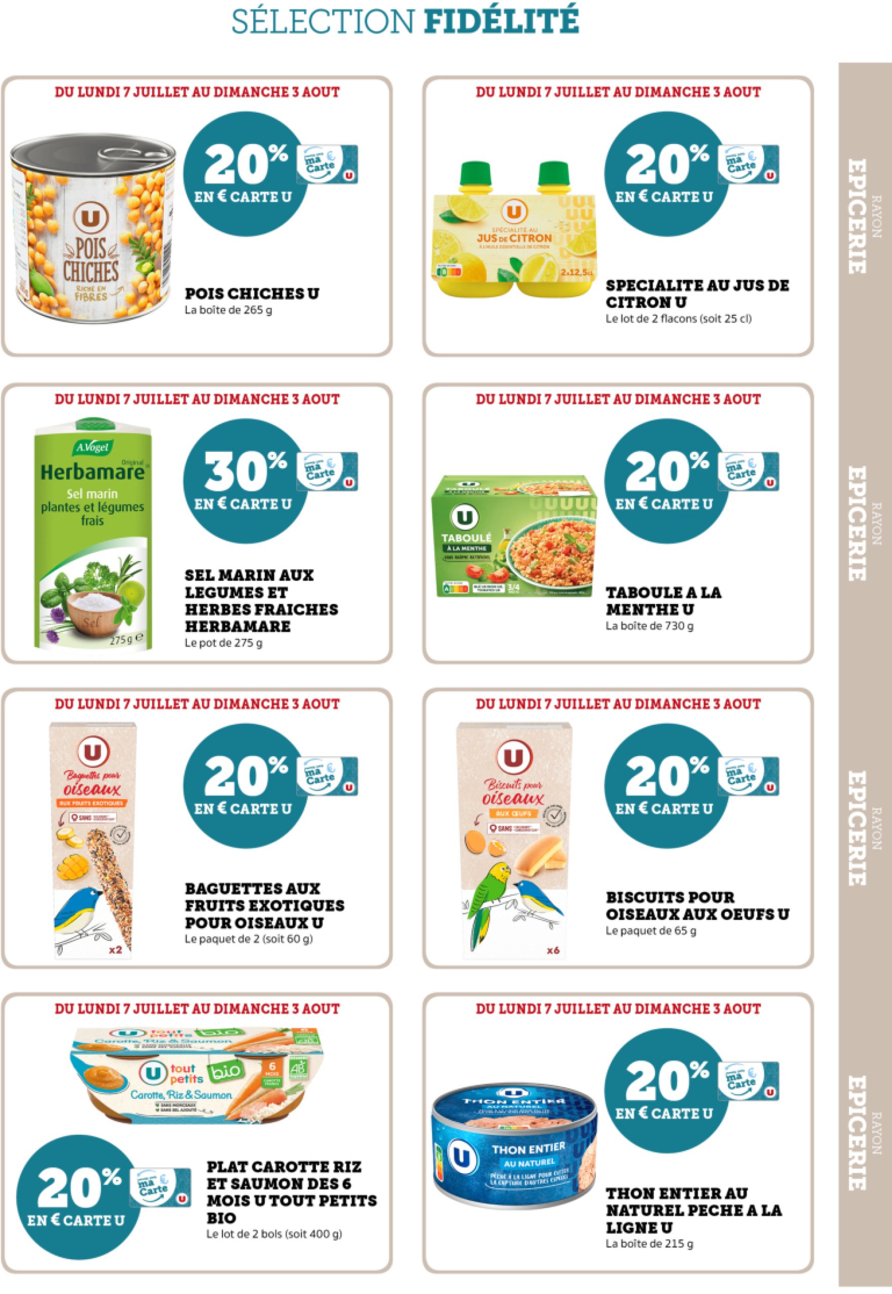 super-u - Catalogue Super U - Ma sélection Carte U juillet - Paris Clichy valable du 07/07 au 03/08 - page: 15