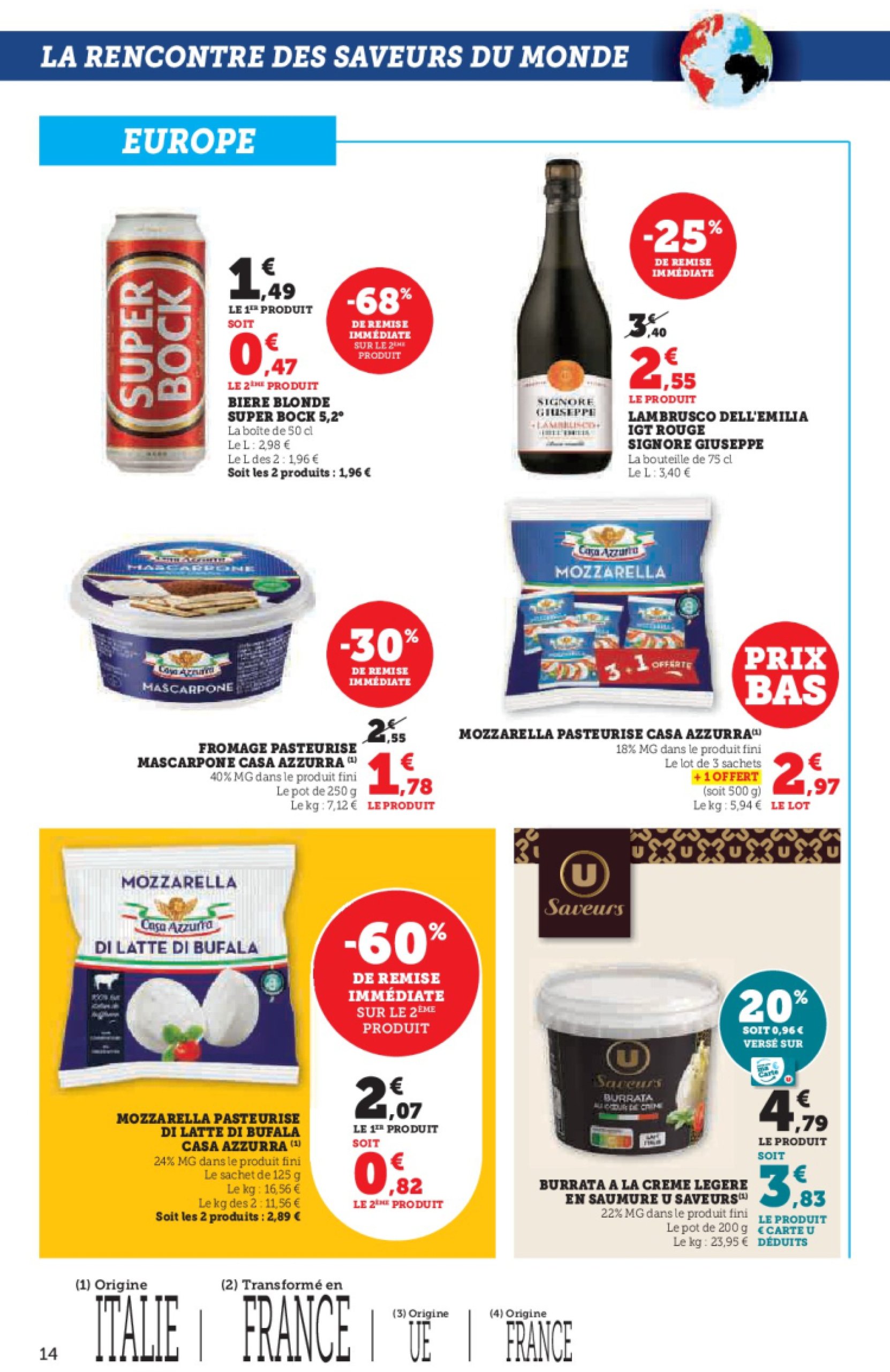 super-u - Catalogue Super U valable du 16/07 au 27/07 - page: 14
