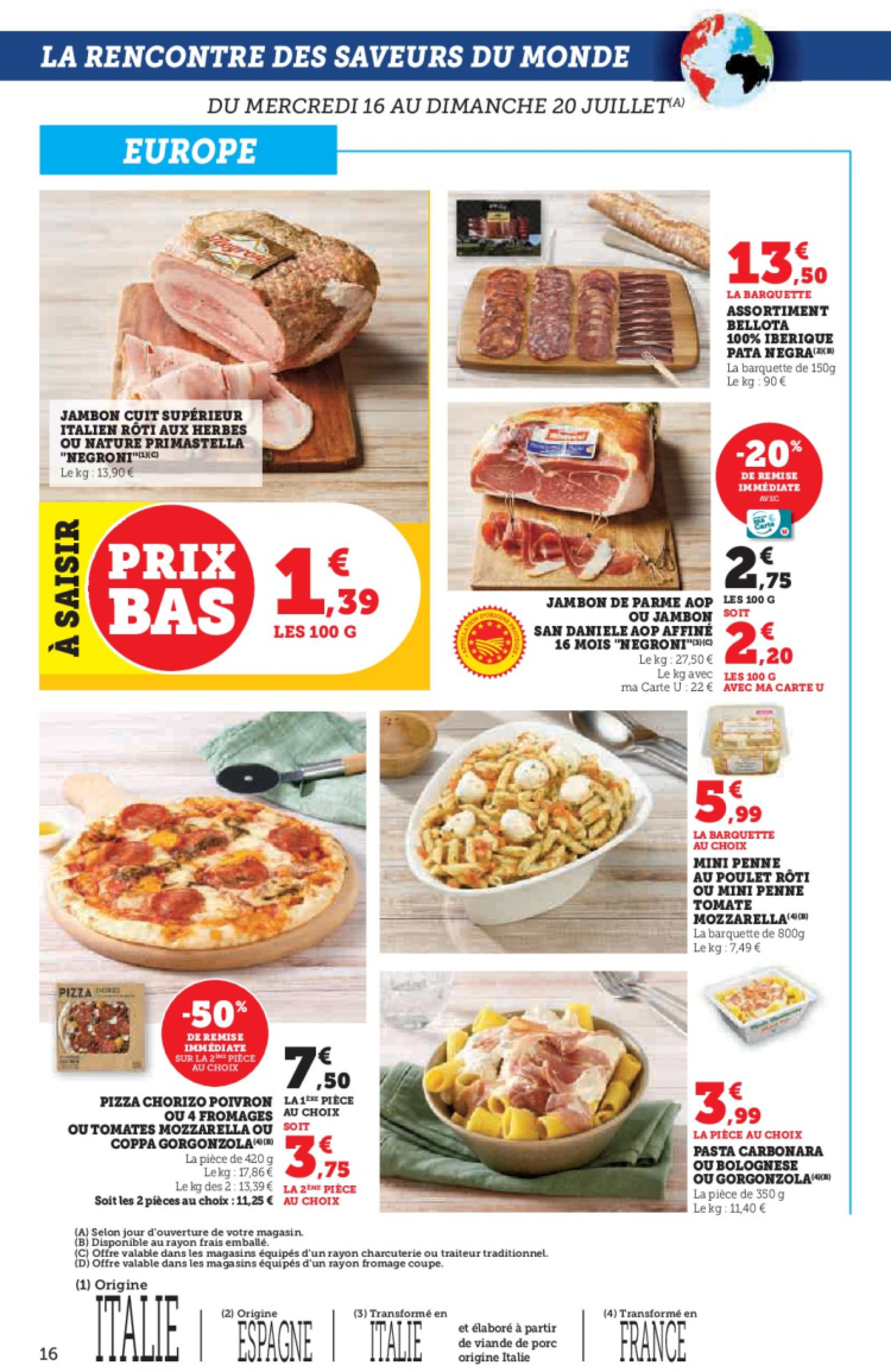 super-u - Catalogue Super U valable du 16/07 au 27/07 - page: 16