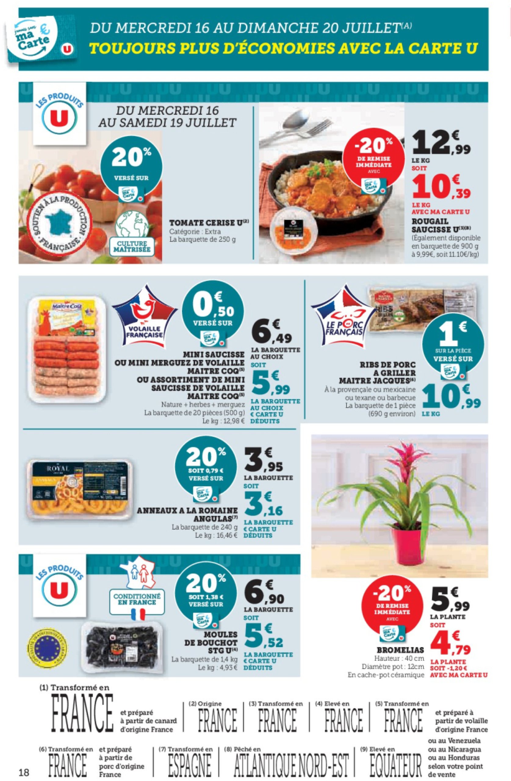 super-u - Catalogue Super U valable du 16/07 au 27/07 - page: 18