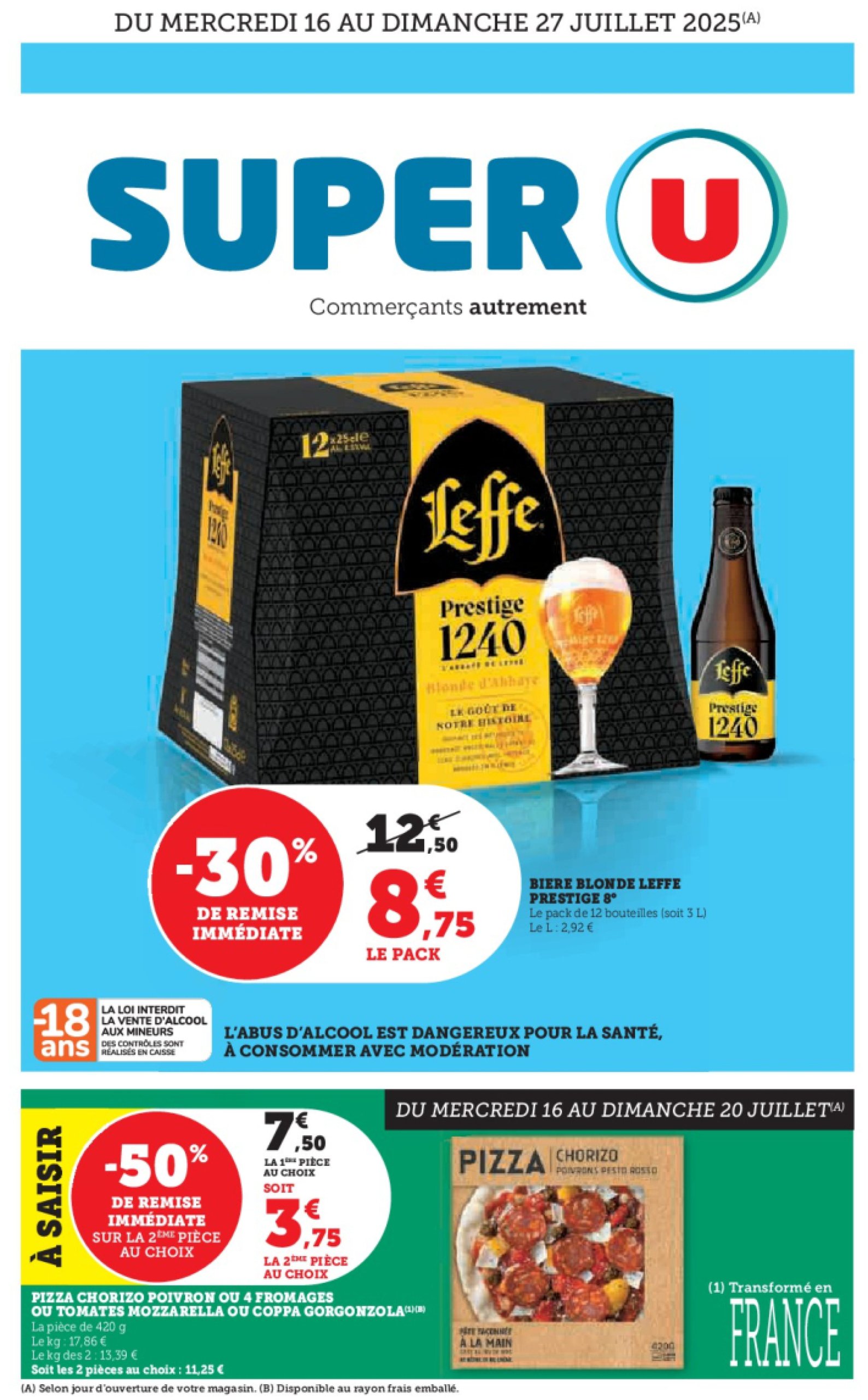 super-u - Catalogue Super U valable du 16/07 au 27/07