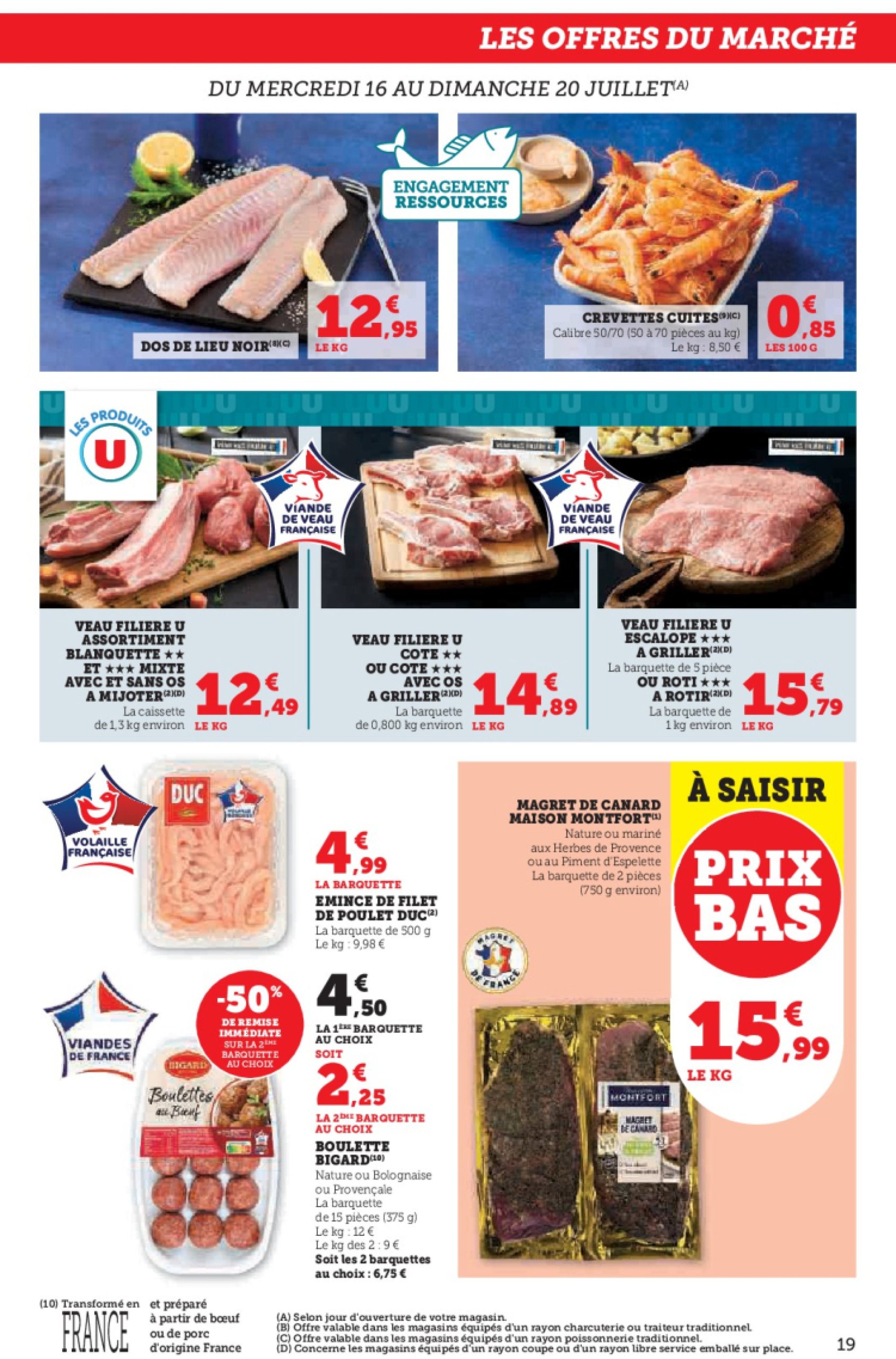 super-u - Catalogue Super U valable du 16/07 au 27/07 - page: 19