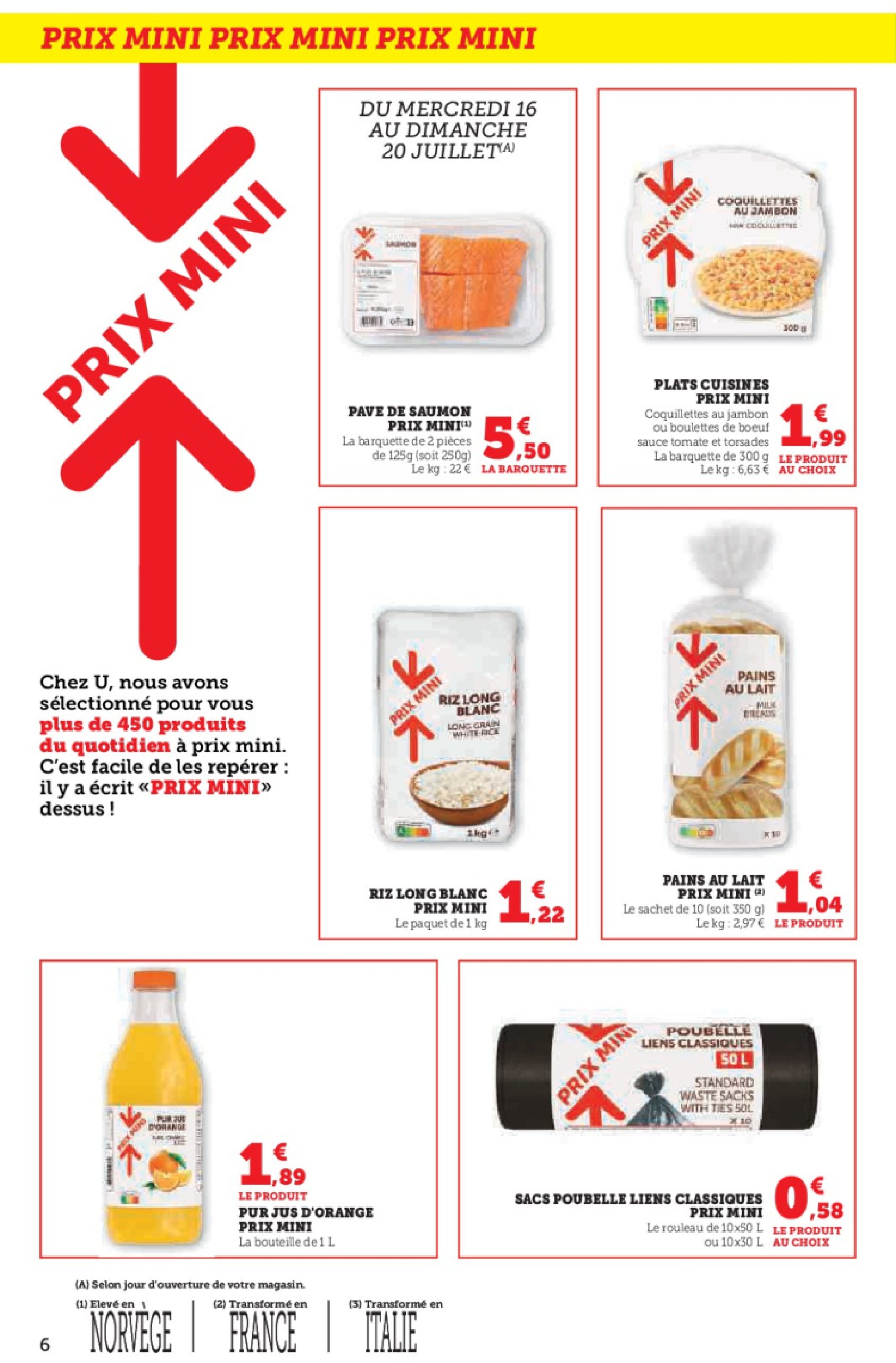 super-u - Catalogue Super U valable du 16/07 au 27/07 - page: 6