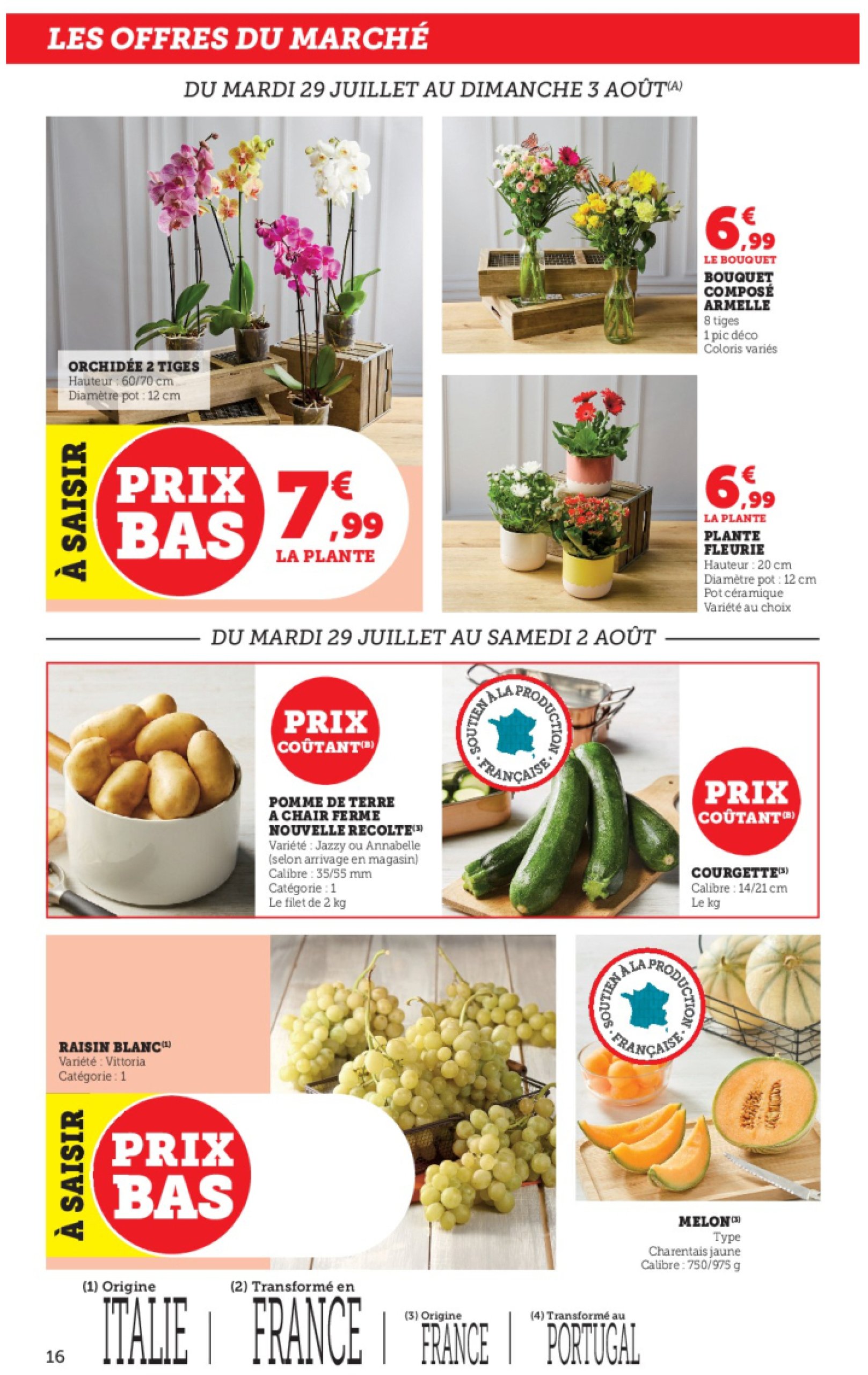 super-u - Catalogue Super U valable du 29/07 au 10/08 - page: 16