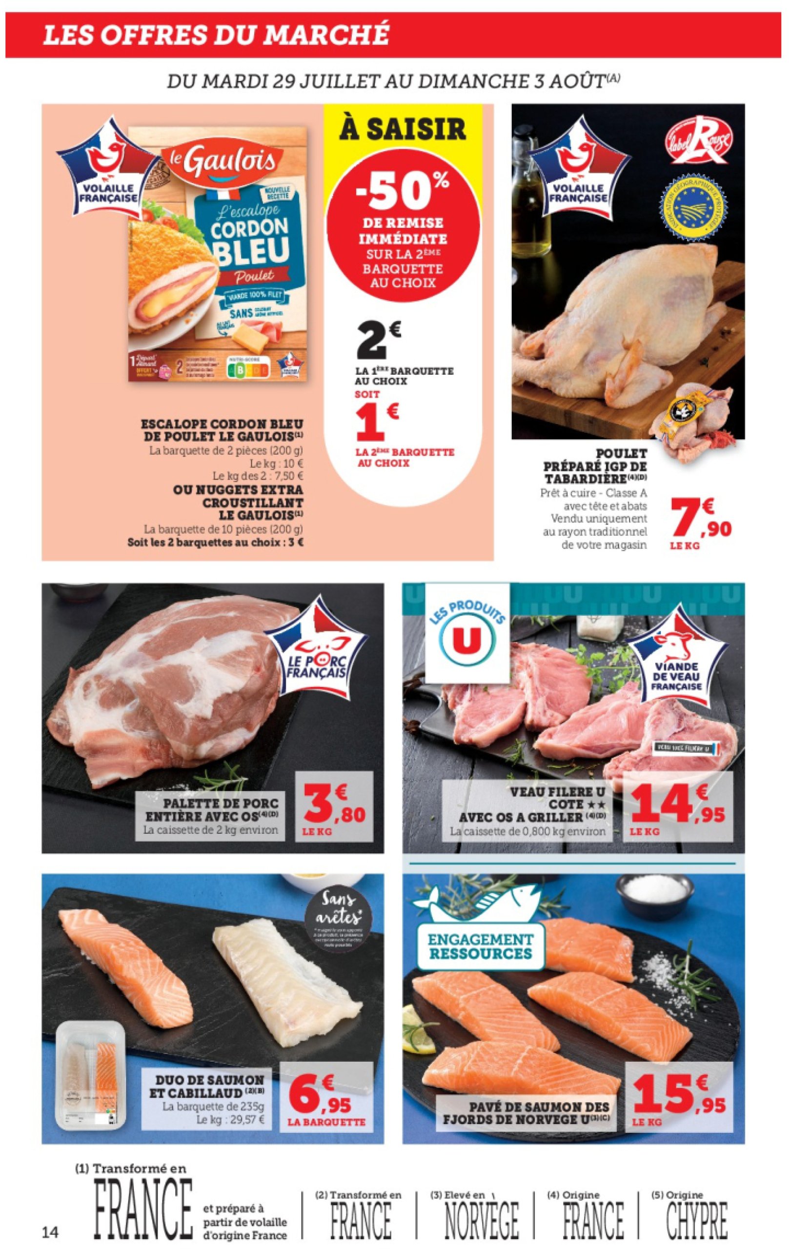 super-u - Catalogue Super U valable du 29/07 au 10/08 - page: 14