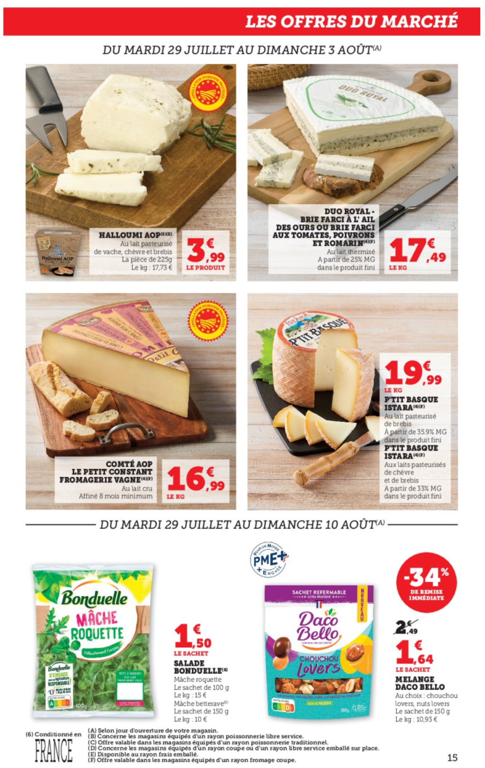 super-u - Catalogue Super U valable du 29/07 au 10/08 - page: 15