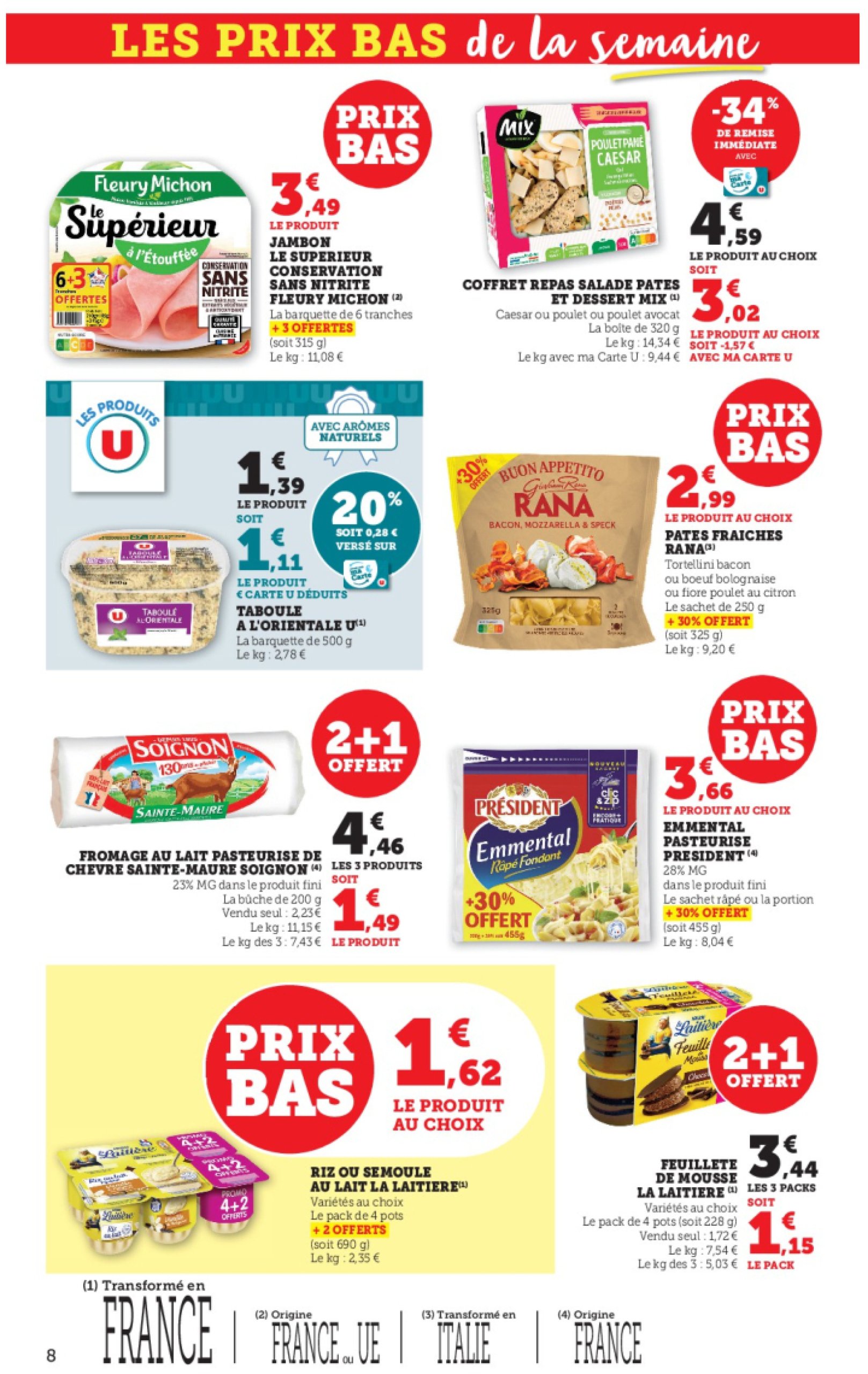 super-u - Catalogue Super U valable du 29/07 au 10/08 - page: 8