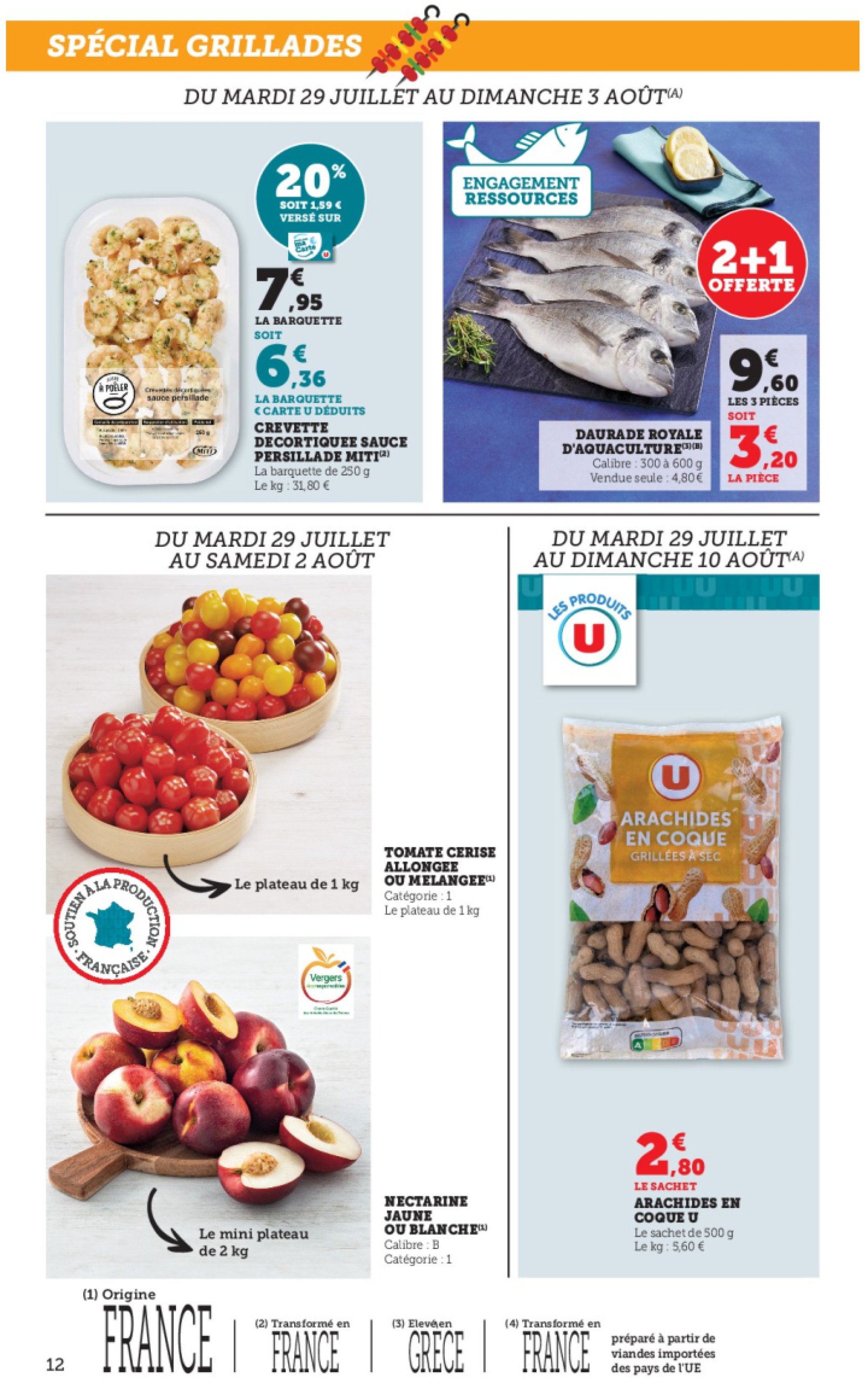 super-u - Catalogue Super U valable du 29/07 au 10/08 - page: 12
