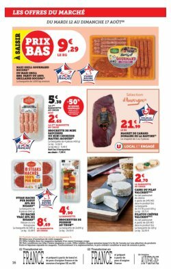 super-u - Catalogue Super U valable du 12/08 au 24/08 - page: 16
