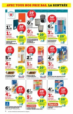 super-u - Catalogue Super U - La rentrée à prix bas valable du 12/08 au 31/08 - page: 8