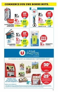 super-u - Catalogue Super U - La rentrée à prix bas valable du 12/08 au 31/08 - page: 11