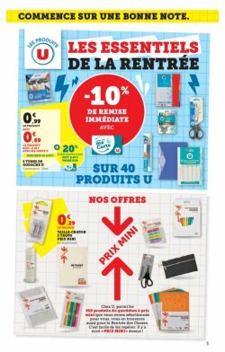 super-u - Catalogue Super U - La rentrée à prix bas valable du 12/08 au 31/08 - page: 3