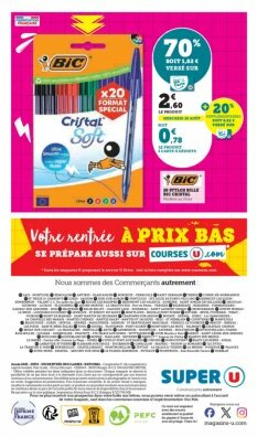 super-u - Catalogue Super U - La rentrée à prix bas valable du 12/08 au 31/08 - page: 12
