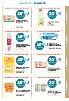 super-u - Catalogue Super U - Ma sélection Carte U août valable du 04/08 au 07/09 - page: 7