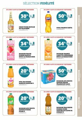 super-u - Catalogue Super U - Ma sélection Carte U août valable du 04/08 au 07/09 - page: 25