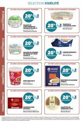 super-u - Catalogue Super U - Ma sélection Carte U août valable du 04/08 au 07/09 - page: 4