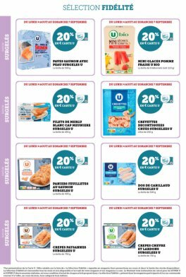super-u - Catalogue Super U - Ma sélection Carte U août valable du 04/08 au 07/09 - page: 30