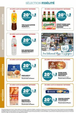 super-u - Catalogue Super U - Ma sélection Carte U août valable du 04/08 au 07/09 - page: 28