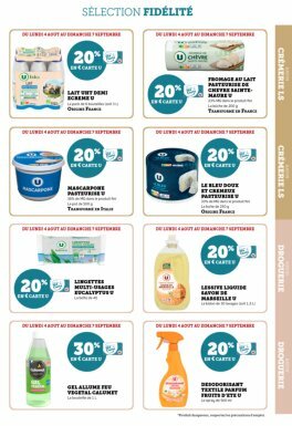 super-u - Catalogue Super U - Ma sélection Carte U août valable du 04/08 au 07/09 - page: 9