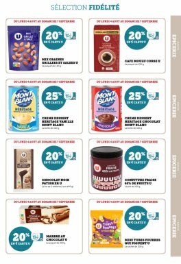 super-u - Catalogue Super U - Ma sélection Carte U août valable du 04/08 au 07/09 - page: 15