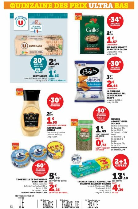 super-u - Catalogue Super U valable du 19/08 au 31/08 - page: 12