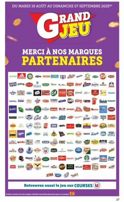 super-u - Catalogue Super U valable du 19/08 au 31/08 - page: 27