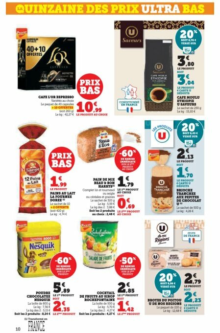 super-u - Catalogue Super U valable du 19/08 au 31/08 - page: 10