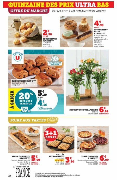 super-u - Catalogue Super U valable du 19/08 au 31/08 - page: 24