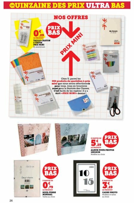 super-u - Catalogue Super U valable du 19/08 au 31/08 - page: 26