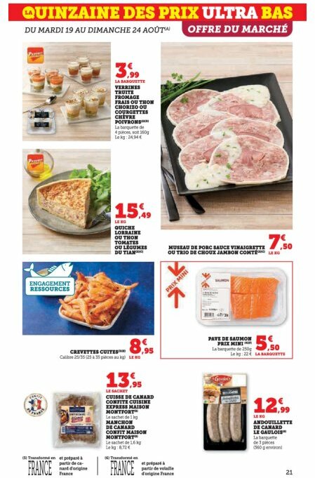 super-u - Catalogue Super U valable du 19/08 au 31/08 - page: 21