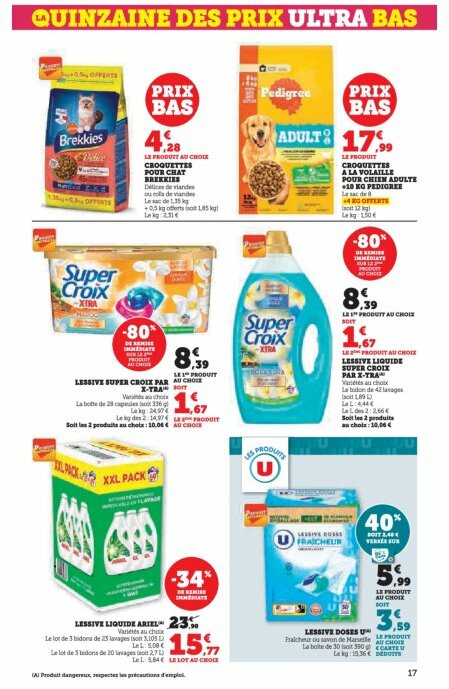 super-u - Catalogue Super U valable du 19/08 au 31/08 - page: 17