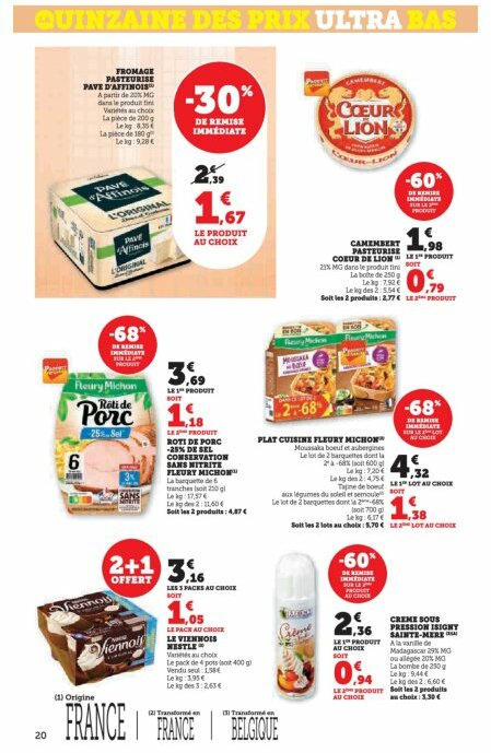 super-u - Catalogue Super U valable du 26/08 au 07/09 - page: 20