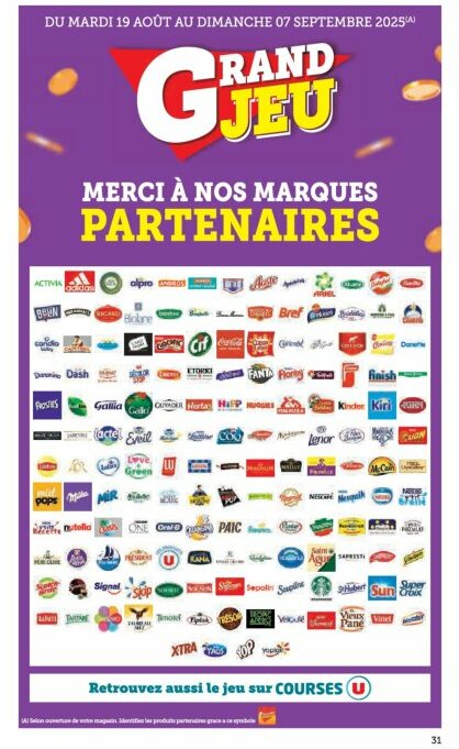 super-u - Catalogue Super U valable du 26/08 au 07/09 - page: 31