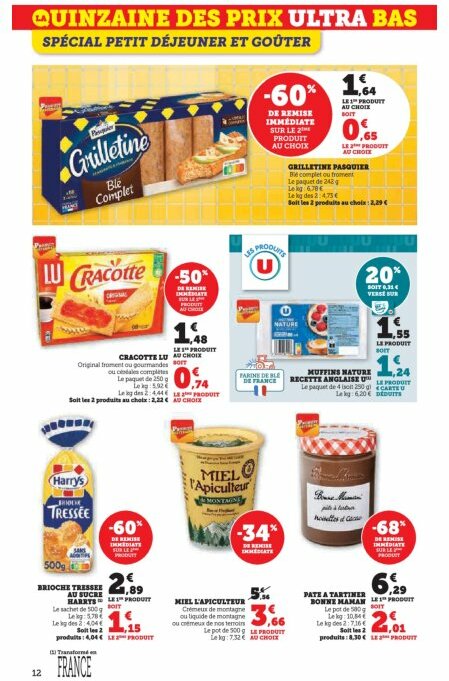 super-u - Catalogue Super U valable du 26/08 au 07/09 - page: 12