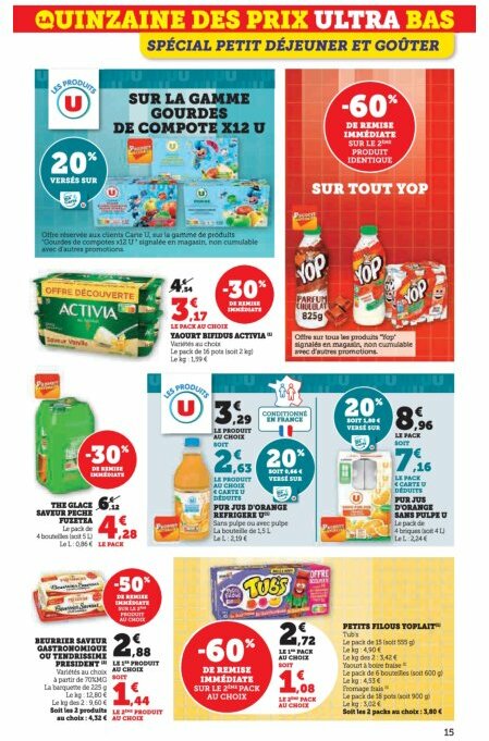 super-u - Catalogue Super U valable du 26/08 au 07/09 - page: 15